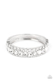 Paparazzi Mega Megawatt - White Bracelet