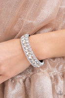 Paparazzi Mega Megawatt - White Bracelet