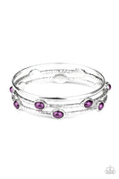 Paparazzi Bangle Belle - Purple