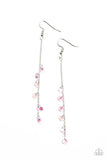 Paparazzi Extended Eloquence - Pink Earring