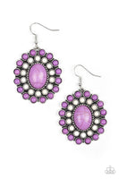 Paparazzi Stone Solstice - Purple Earrings