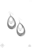 Paparazzi Sahara Sublime - Silver Earrings