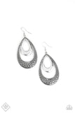 Paparazzi Sahara Sublime - Silver Earrings