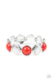 Paparazzi Boardwalk Boho - Red