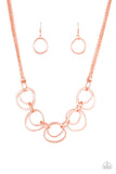 Paparazzi Asymmetrical Adornment - Copper