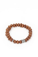 Paparazzi Natural State of Mind - Brown Bracelet