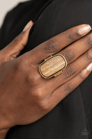 Paparazzi Reclaimed Refinement - Gold Ring