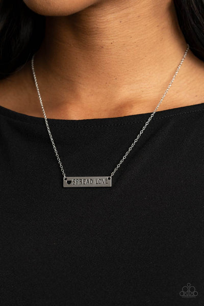 Paparazzi Spread Love - Silver Necklace