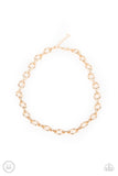 Paparazzi Craveable Couture - Gold Choker