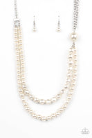 Paparazzi Remarkable Radiance - White Necklace