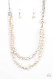 Paparazzi Remarkable Radiance - White Necklace