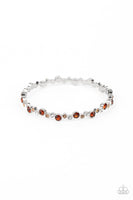 Paparazzi Twinkly Trendsetter - Brown Bracelet