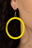 Paparazzi Beauty and the BEACH - Yellow Earring