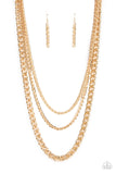 Paparazzi Chain of Champions - Gold Necklace