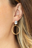 Paparazzi Prismatic Perfection - Gold Earring