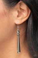 Paparazzi Sparkle Stream - Silver Earrings