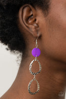 Paparazzi Surfside Shimmer - Purple Earring