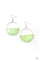 Paparazzi Seashore Vibes - Green Earring