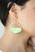 Paparazzi Seashore Vibes - Green Earring