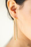 Resist The Twist - Gold Earring