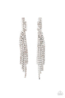 Paparazzi Cosmic Candescence - White Earrings