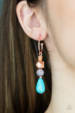 Paparazzi Boulevard Stroll - Copper Earrings