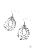 Paparazzi Plains Pathfinder - Silver Earrings