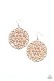 MANDALA Effect - Orange Earring