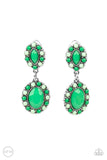 Paparazzi Positively Pampered - Green Earring