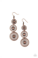 Paparazzi Gazebo Garden - Copper Earring