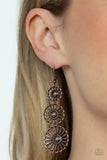 Paparazzi Gazebo Garden - Copper Earring