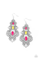 Paparazzi Flamboyant Frills - Multi Earrings