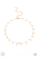 Paparazzi Little Miss Americana - Gold Necklace