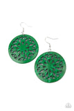 Ocean Canopy - Green Earring