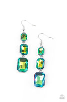 Paparazzi Cosmic Red Carpet - Green Earrings