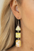 Paparazzi Cosmic Culture - Yellow Earring