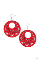 Tropical Reef - Red Earring