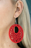 Tropical Reef - Red Earring