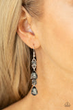 Paparazzi Raise Your Glass to Glamorous - Silver Earrings