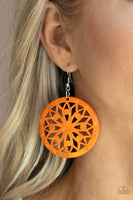 Ocean Canopy - Orange Earring