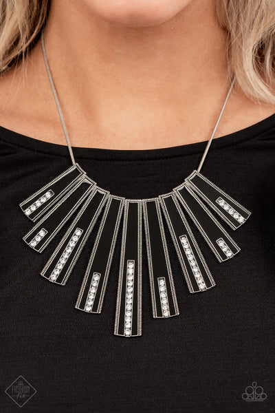 Paparazzi FAN-tastically Deco - Black Necklace