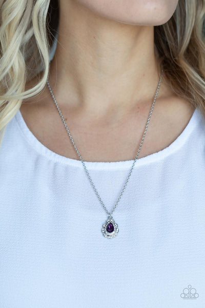 Paparazzi Vintage Validation - Purple Necklace