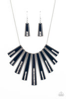 Paparazzi FAN-tastically Deco - Blue Necklace