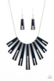 Paparazzi FAN-tastically Deco - Blue Necklace