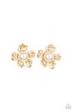 Apple Blossom Pearls - Gold Earring