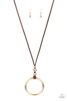 Paparazzi BLING Into Focus - Brown Necklace