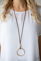 Paparazzi BLING Into Focus - Brown Necklace