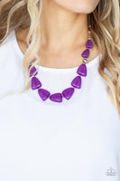 Tenaciously Tangy - Purple Necklace