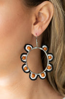 Paparazzi Groovy Gardens - Brown Earring