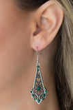 Paparazzi Casablanca Charisma - Green Earrings